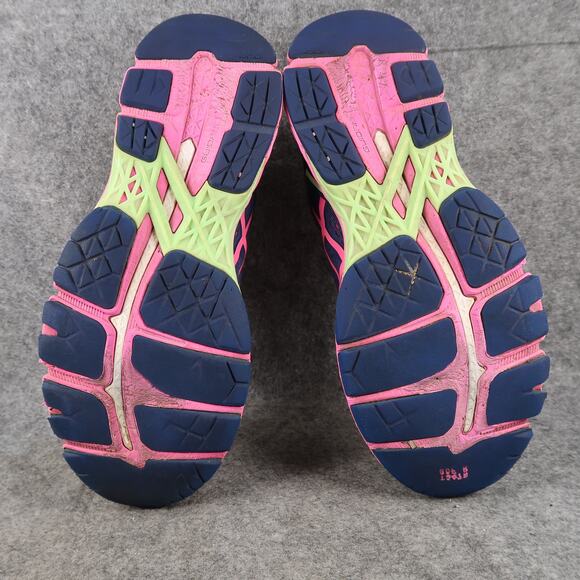 Asics Shoes Womens 10 Athletic Trainer Gel Kayano 22 Running Sneaker Active Blue - Picture 14 of 16